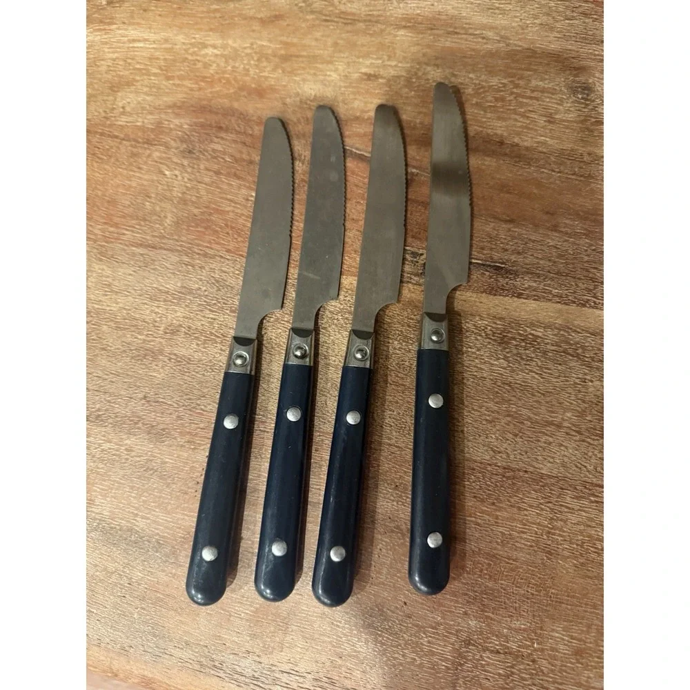 Vintage Gibson‎ 4 Piece Butter Knife Set Stainless Steel Flatware